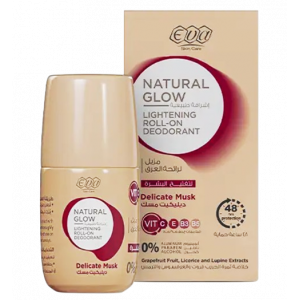 EVA SKIN CARE NATURAL GLOW LIGHTENING ROLL ON DEODORANT DELICATE MUSK 60 GM